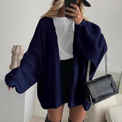 🧶 Autumn / Winter Women’s Knitted Cardigan – Casual Loose Sweater Jacket