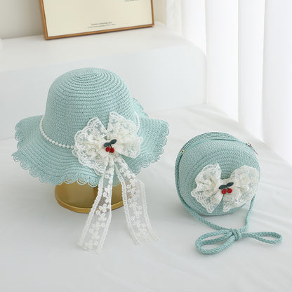 Children's Summer Straw Sun Hat