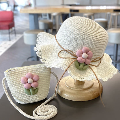 Children's Summer Straw Sun Hat