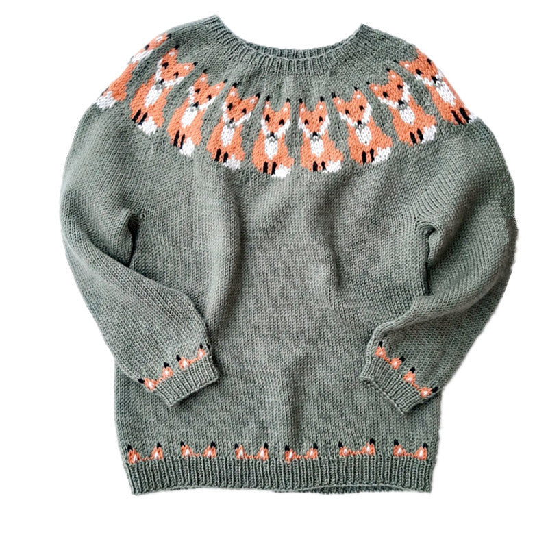 Color-Block Pullover Sweater