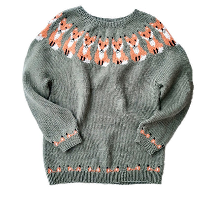 Color-Block Pullover Sweater