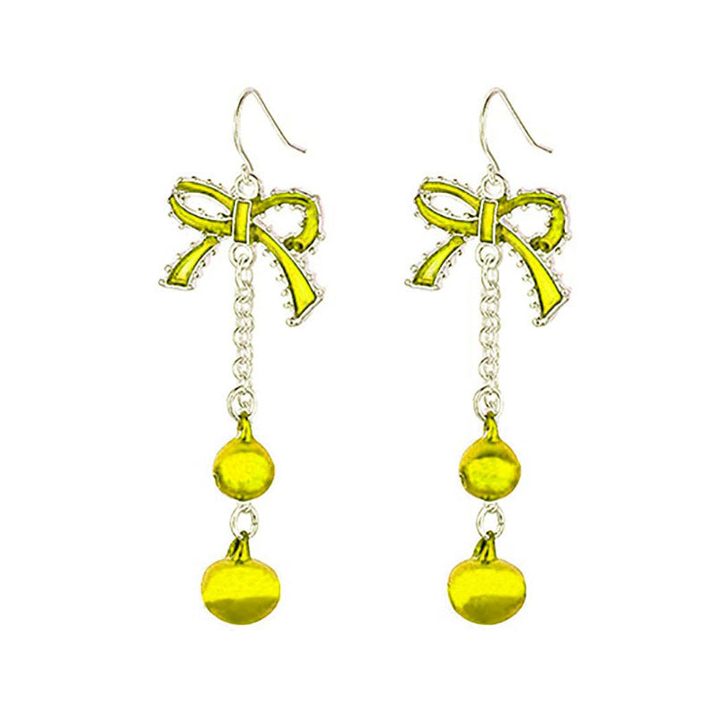 Christmas-themed alloy earrings