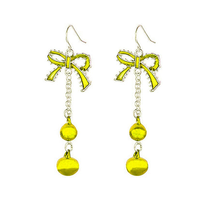 Christmas-themed alloy earrings