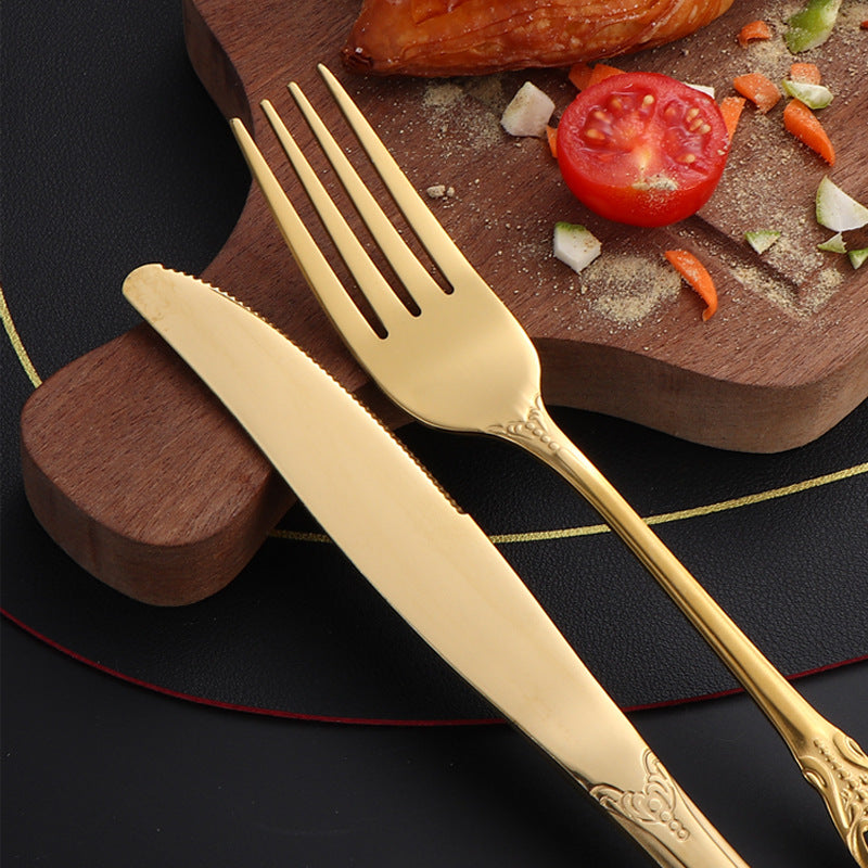 Royal Court 24-Piece Stainless Steel Western Cutlery Gift Set