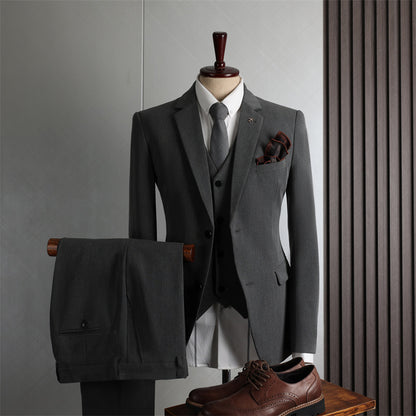 Men’s Large Size Suits – All-Season Casual Business & Slim Fit Wedding / Groomsmen Styles