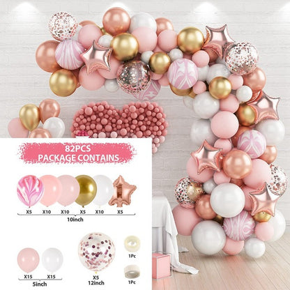 Metallic Balloon Decoration Set