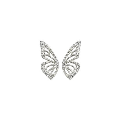 Diamond Butterfly Earrings