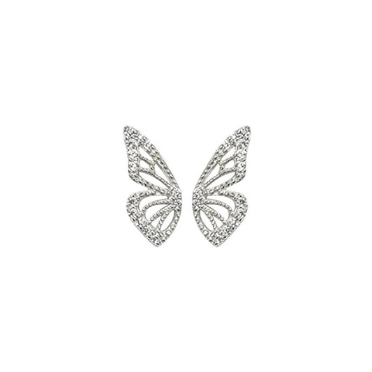 Diamond Butterfly Earrings