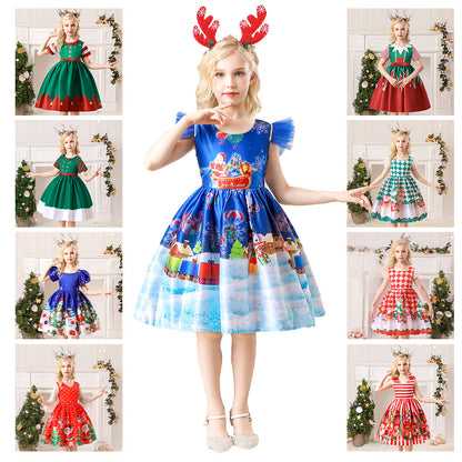 Girls’ Christmas Princess Dress