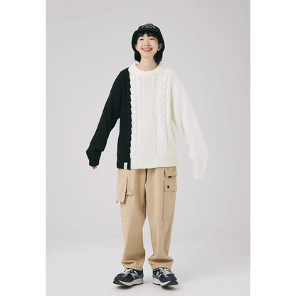 Color-Block Couple Sweater