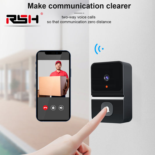 Smart WiFi Video Doorbell – Wireless Two-Way Intercom for Smart Homes