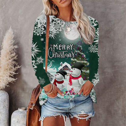 Winter Women’s Christmas Long-Sleeve T-Shirt