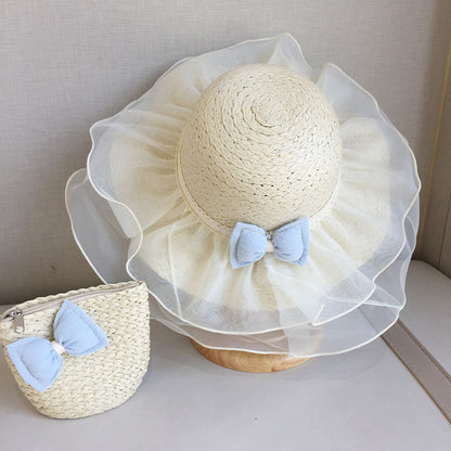 Children's Summer Straw Sun Hat
