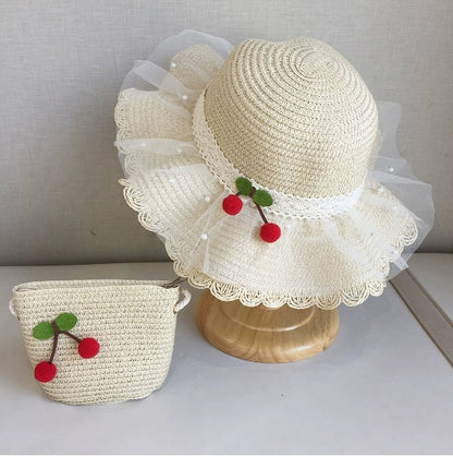 Children's Summer Straw Sun Hat