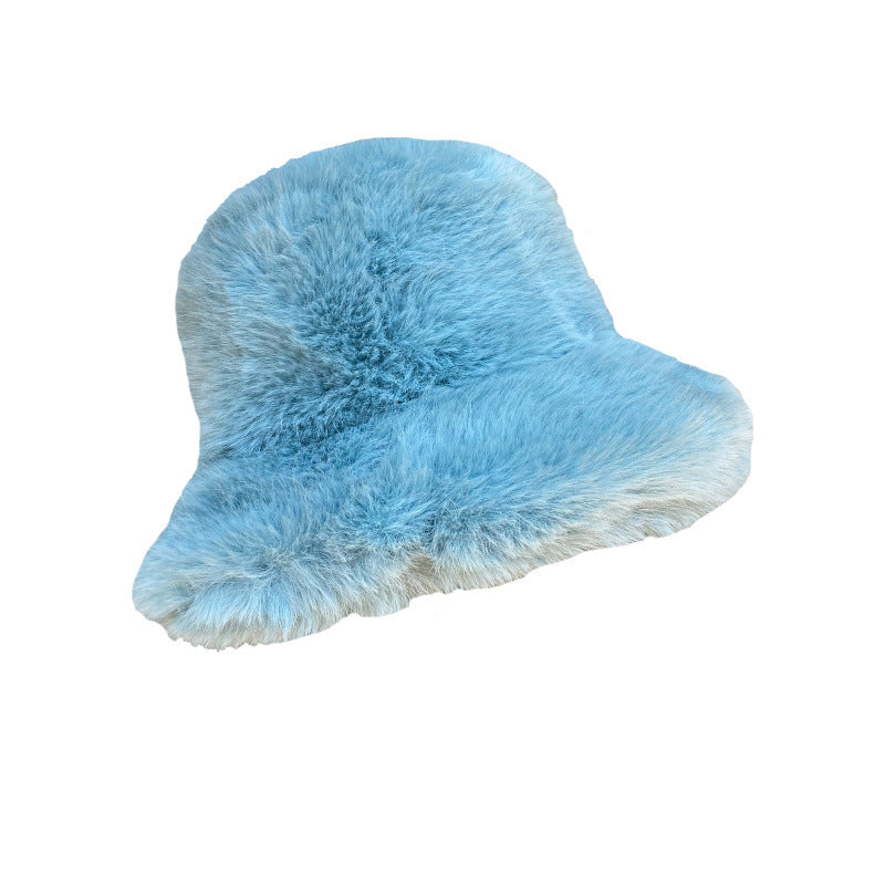 Women's Faux Fur Winter Bucket Hat