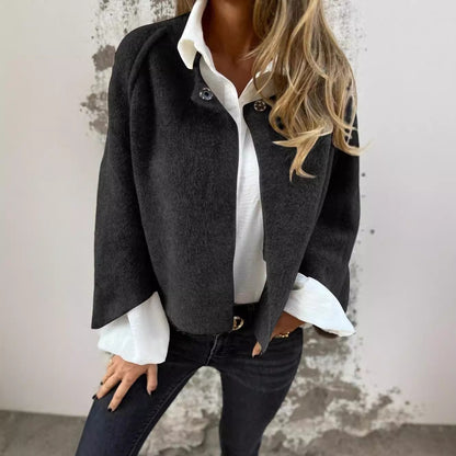 👘 Women’s Loose Cashmere Bat Sleeve Jacket