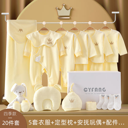 Coffret cadeau pour bébé – Vêtements et accessoires pour nouveau-né (toutes saisons)