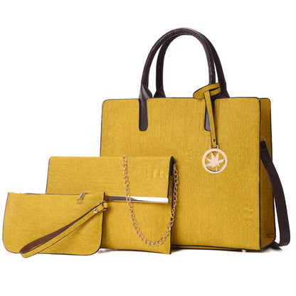 👜 Large Capacity Women’s Multi‑Piece Shoulder Bag