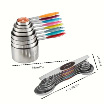 23-Piece Stainless Steel Measuring Set
