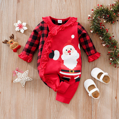 Christmas Cotton Baby Jumpsuit