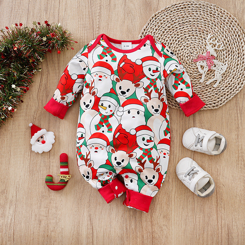 Christmas Cotton Baby Jumpsuit