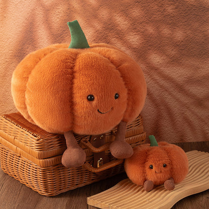 🎃Coussin peluche citrouille d'Halloween🧸