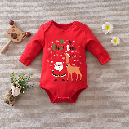 Christmas Cotton Baby Jumpsuit