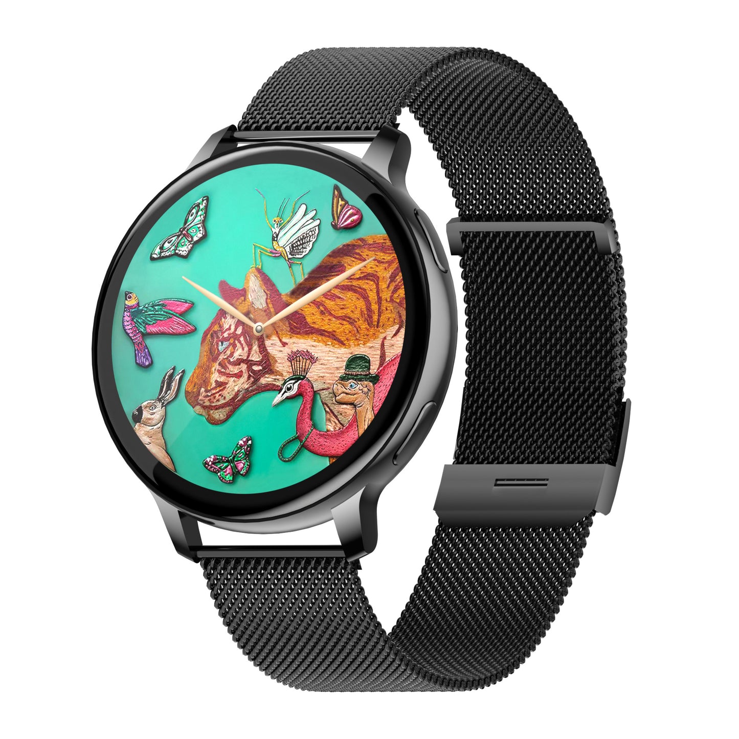 S53 Smart Watch – 1.39" round HD screen, Bluetooth calling, pedometer, multi-sports modes, and weather updates