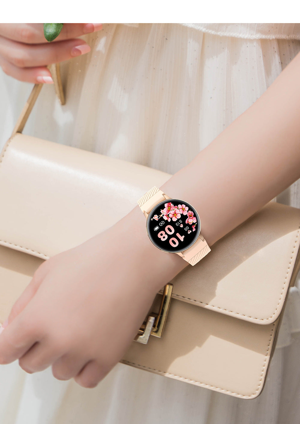 S53 Smart Watch – 1.39" round HD screen, Bluetooth calling, pedometer, multi-sports modes, and weather updates