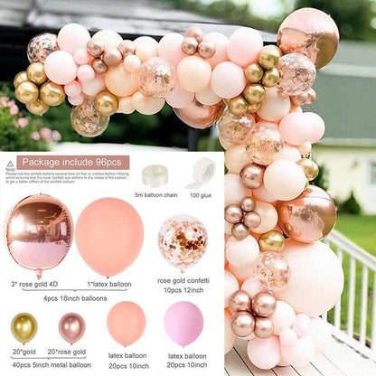 Metallic Balloon Decoration Set