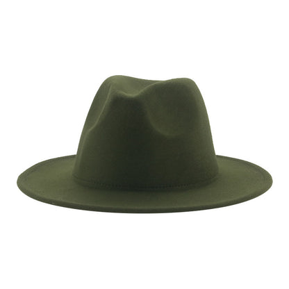 Retro Wool Felt Jazz Hat