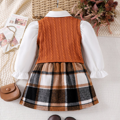 College-Style Girls’ 3-Piece Outfit