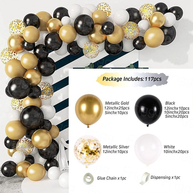 Metallic Balloon Decoration Set