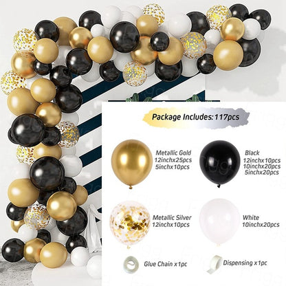 Metallic Balloon Decoration Set