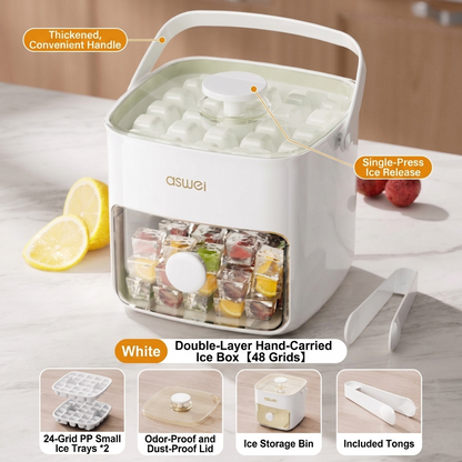 🧊Press‑Type Ice Cube Maker🍧