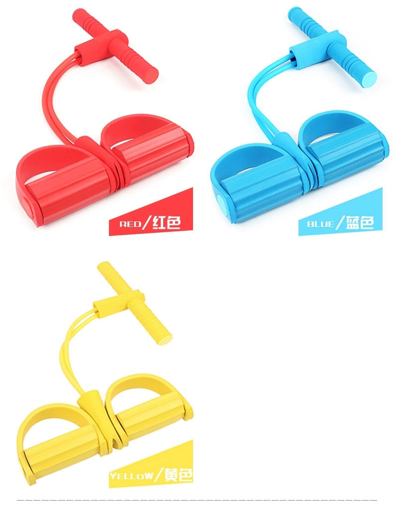 4 Resistanc Elastic Pull Ropes Exerciser Rower Belly Resistance Band Home Gym Sport Training Elastic Bands For Fitness Equipment