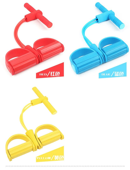 4 Resistanc Elastic Pull Ropes Exerciser Rower Belly Resistance Band Home Gym Sport Training Elastic Bands For Fitness Equipment