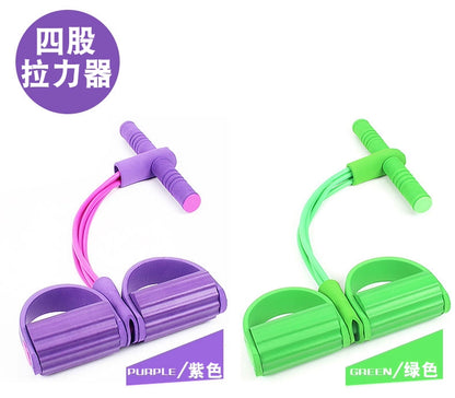 4 Resistanc Elastic Pull Ropes Exerciser Rower Belly Resistance Band Home Gym Sport Training Elastic Bands For Fitness Equipment