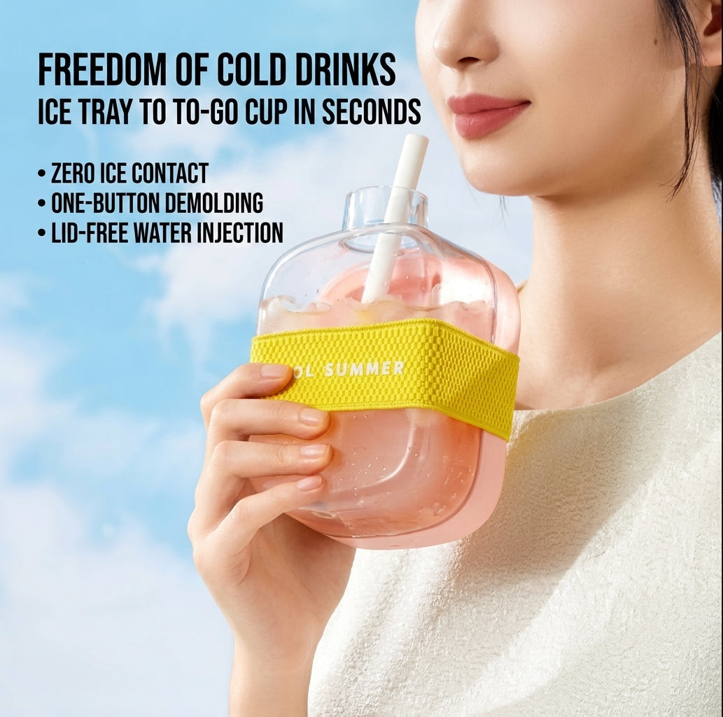 🥤Two‑in‑One Ice Cube Pot